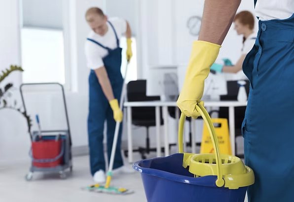 Commercial janitorial services — office cleaning and sanitization